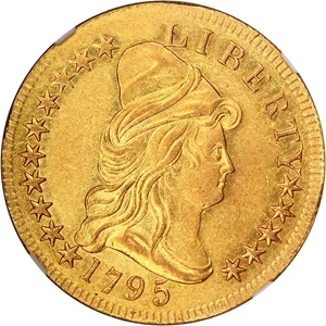 image for: 1795 $10 NGC AU53 (13 Leaves)
