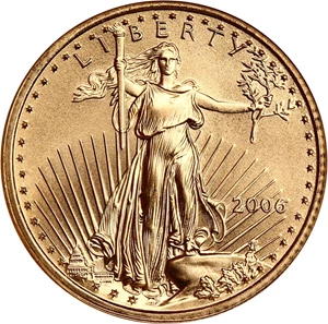 image for: 2006 Gold Eagle $10 NGC MS69
