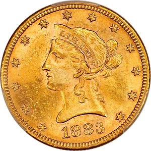 image for: 1883-S $10 PCGS MS63