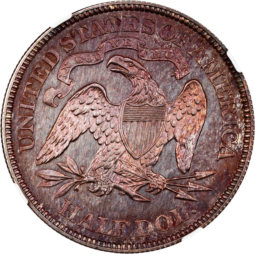 image for: 1872 50c NGC Proof 62 CAM