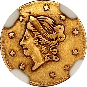 image for: 1870 Cal. Gold 50c NGC AU50 (BG-1010)
