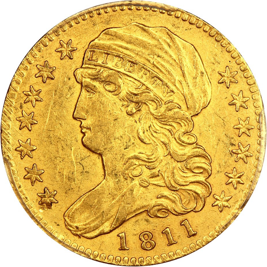 image for: 1811 $5 PCGS AU55 (Small 5)