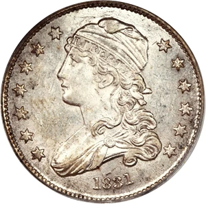 image for: 1831 25c PCGS/CAC AU58 (Large Letters)