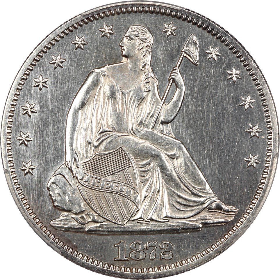 image for: 1872 50c PCGS Proof 60