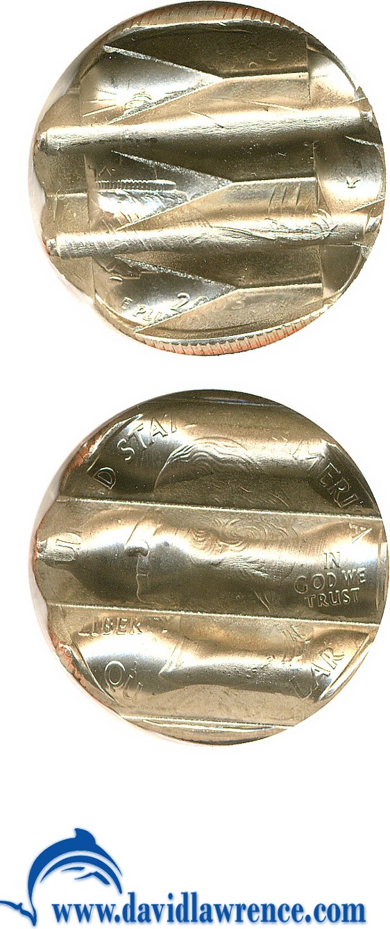 image for: 2003-P 25c Miane NGC - Waffle Cancelled 