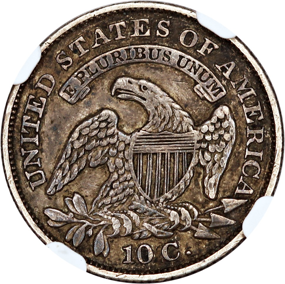 image for: 1829 10c NGC XF40 (Medium 10C)