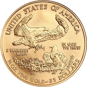 image for: 2006-W Gold Eagle $25 NGC MS70
