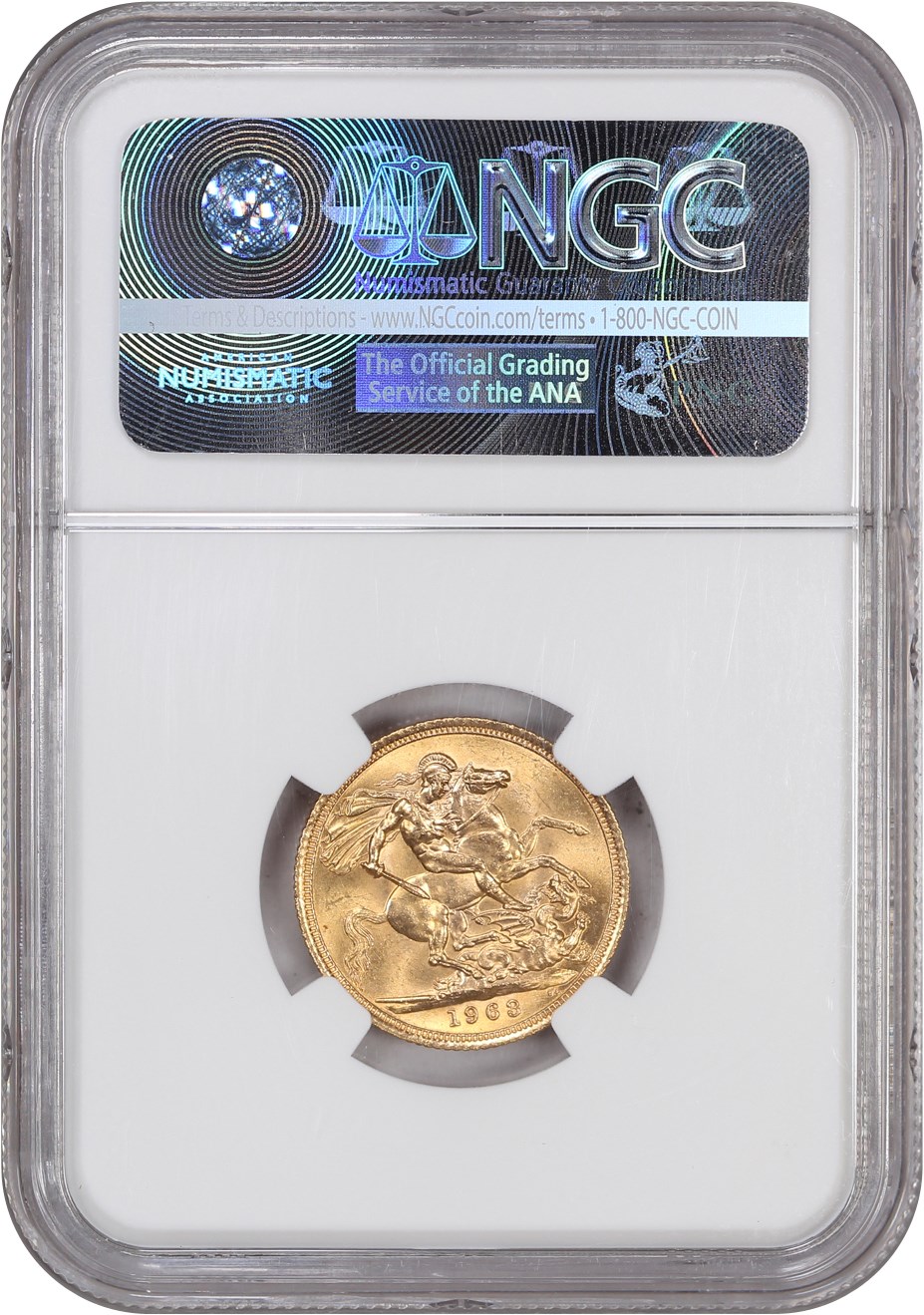 image for: Great Britain: 1963 Sov NGC MS64 (KM# 908)
