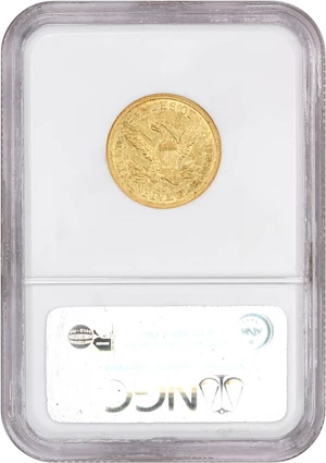 image for: 1846-O $5 NGC AU55