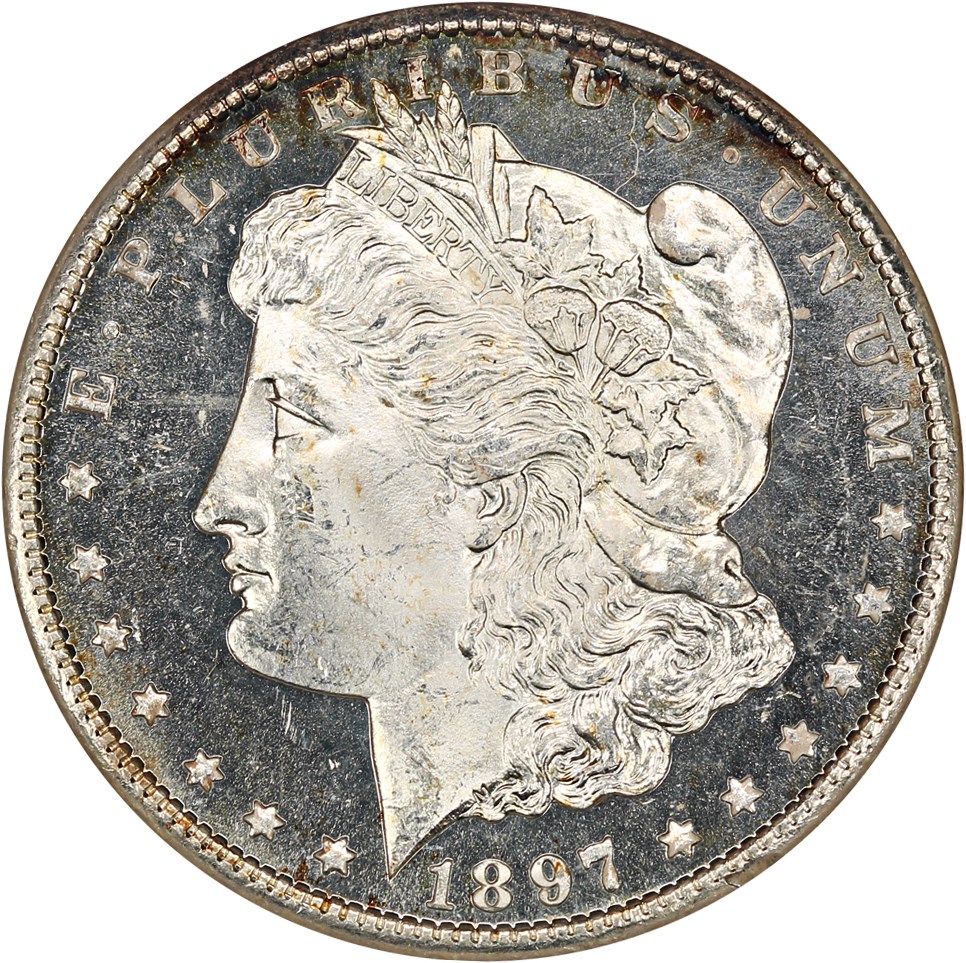 image for: 1897-S $1 ANACS MS65 DMPL