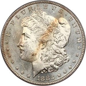 image for: 1883 $1 PCGS MS63 PL