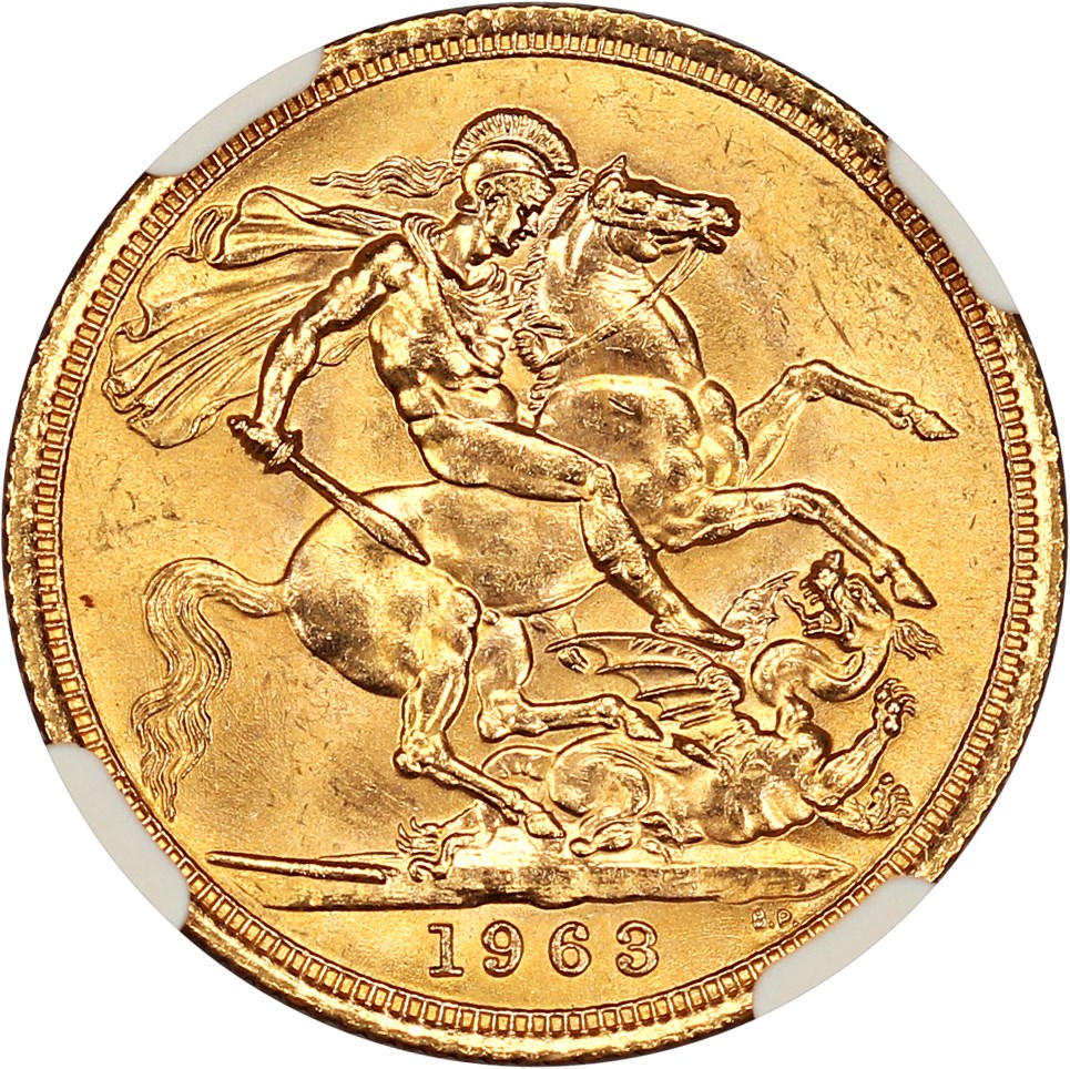 image for: Great Britain: 1963 Sov NGC MS64 (KM# 908)