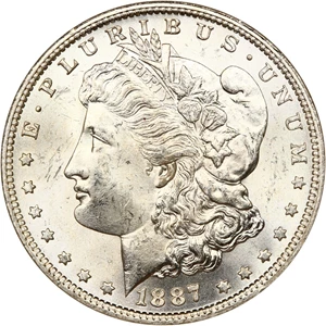 image for: 1887-O $1 NGC MS64 (VAM-5, DDO Stars)