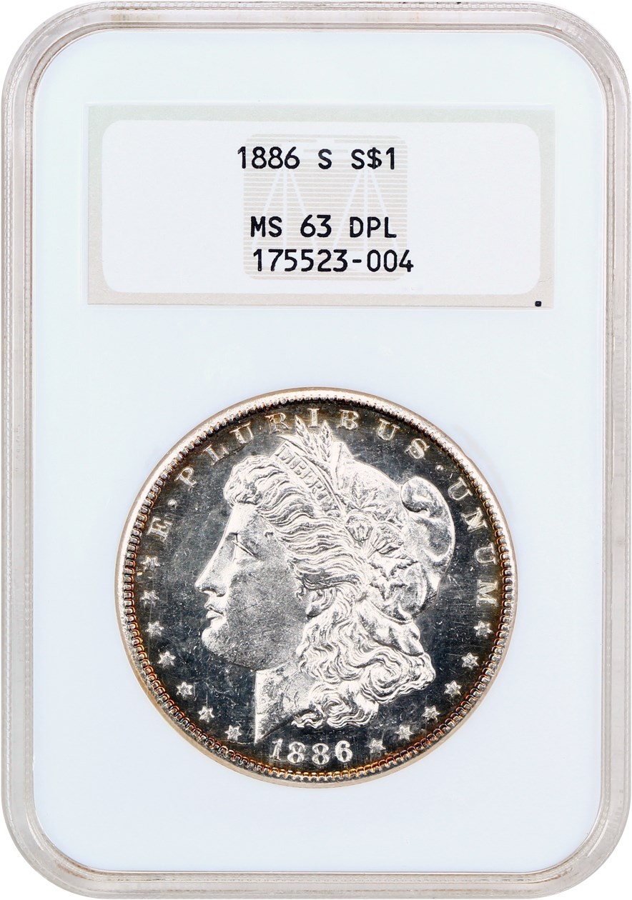 image for: 1886-S $1 NGC MS63 DMPL (OH)