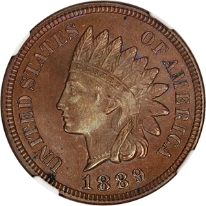 image for: 1889 1c NGC/CAC Proof 63 BN