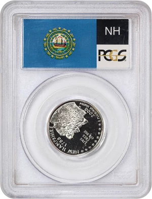image for: 2000-S New Hampshire 25c PCGS Proof 69 DCAM