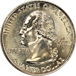 image for: 2000-P Massachusetts 25c PCGS MS67