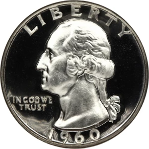 image for: 1960 25c NGC Proof 67 CAM