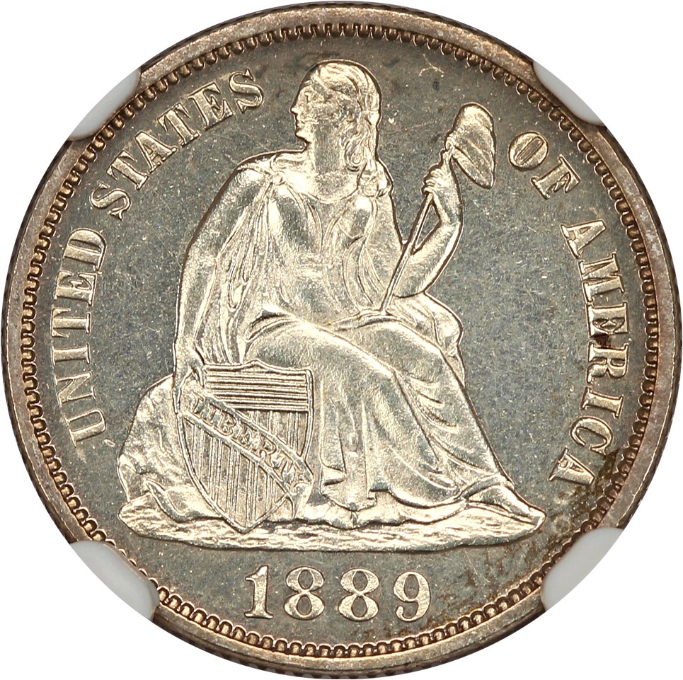 image for: 1889 10c NGC Proof 63
