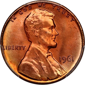 image for: 1961 1c PCGS MS66 RD