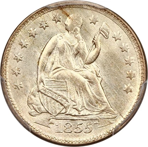 image for: 1855 H10c PCGS MS65 (Arrows)