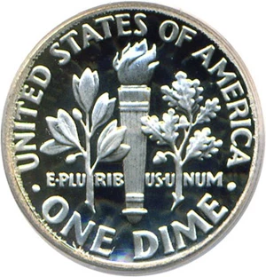 image for: 2005-S 10c PCGS Proof 69 DCameo