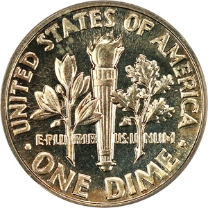 image for: 1962 10c PCGS Proof 69