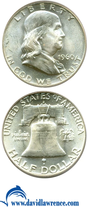 image for: 1960-D 50c PCGS MS66