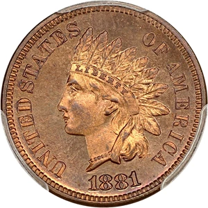 image for: 1881 1c PCGS/CAC Proof 66 RB