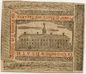 image for: FR. PA175 1775 10-Apr 50s Pennsylvania Colonial Currency PCGS About New 58 PPQ