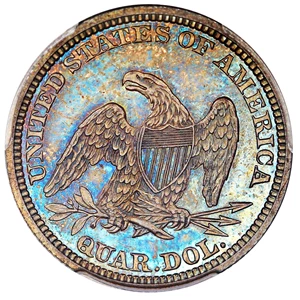 image for: 1861 25c PCGS Proof 64
