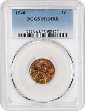 image for: 1940 1c PCGS Proof 64 RB
