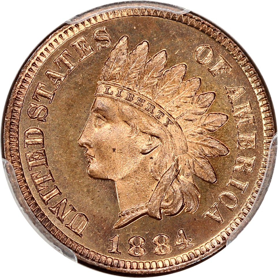 image for: 1884 1c PCGS/CAC Proof 66+ RD