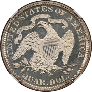 image for: 1889 25c NGC Proof 64 CAM