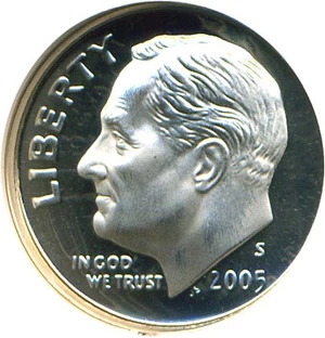 image for: 2005-S 10c NGC Proof 69 UCameo