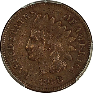 image for: 1868 1c PCGS VF Details (Env. Damage)