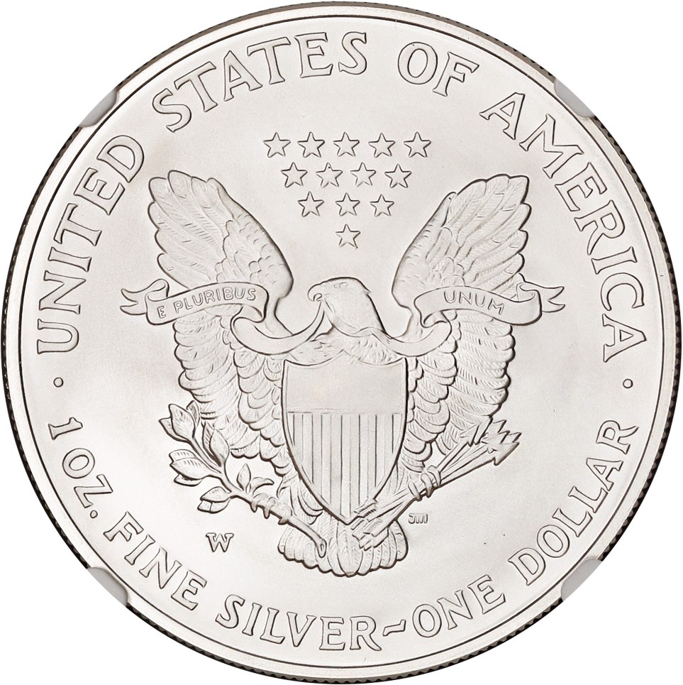 image for: 2006-W Silver Eagle $1 NGC MS69 (Burnished)