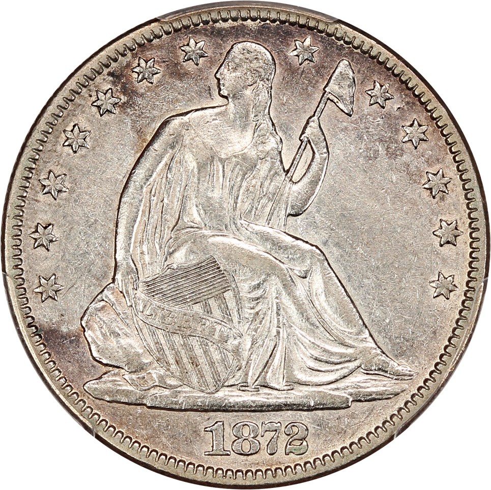 image for: 1872 50c PCGS XF45