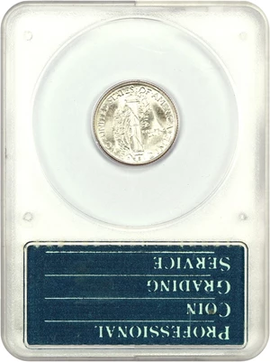 image for: 1941-D 10c PCGS MS65 (OGH Rattler Holder)