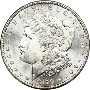 image for: 1879-S $1 PCGS MS65 (VAM-9 Reverse of 1878)