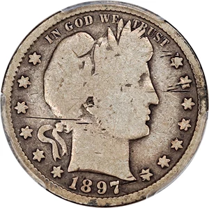image for: 1897-S 25c PCGS Good Details (Scratch)