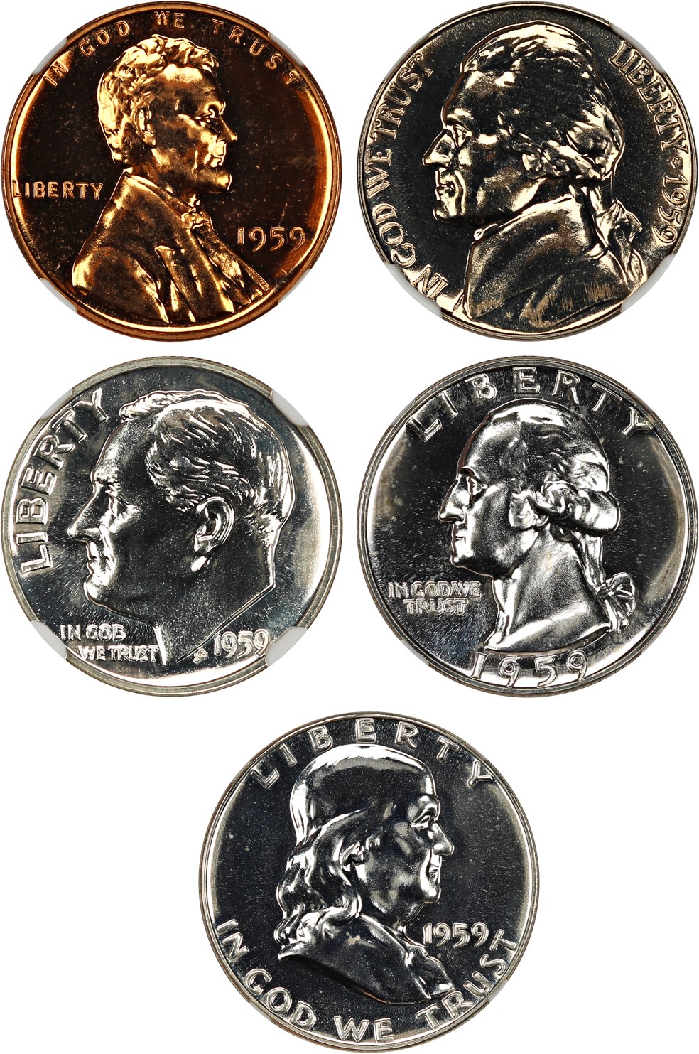 image for: 1959 Proof Set NGC Proof 66-67