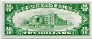 image for: FR. 1860G 1929 $10 Federal Reserve Bank Note PCGS Very Choice New 64PPQ