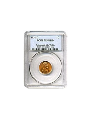 image for: 1931-D 1c PCGS MS66 RD ex: Walsh