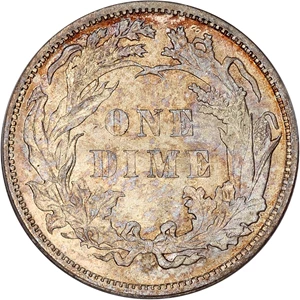 image for: 1881 10c PCGS MS64