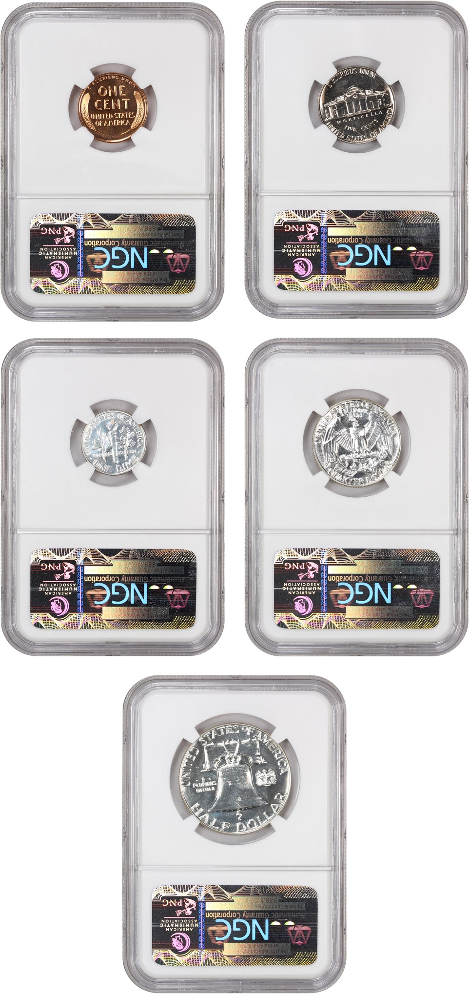 image for: 1958 Proof Set NGC Proof 65-67