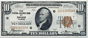 image for: FR. 1860G 1929 $10 Federal Reserve Bank Note PCGS Very Choice New 64PPQ