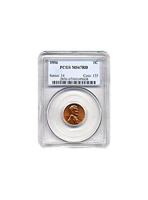 image for: 1956 1c PCGS MS67 RD