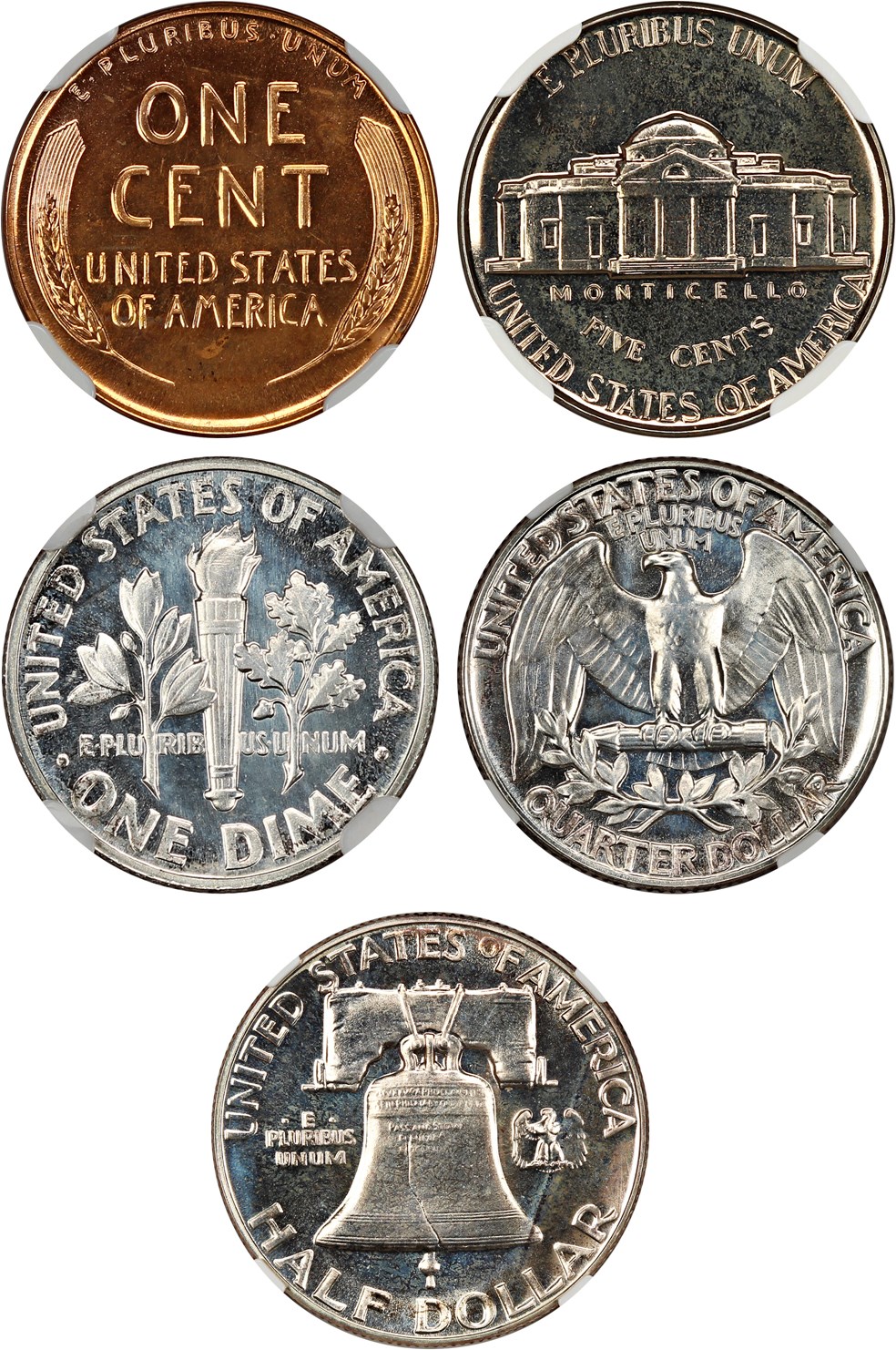 image for: 1954 Proof Set NGC Proof 66-67