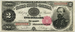 image for: FR. 357 1891 $2 Treasury Note PMG Very Fine 35 EPQ
